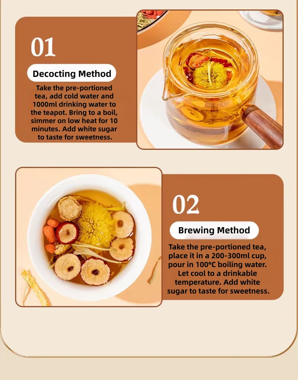 Herbal Liver Support Tea（10 Sachets per Bag）