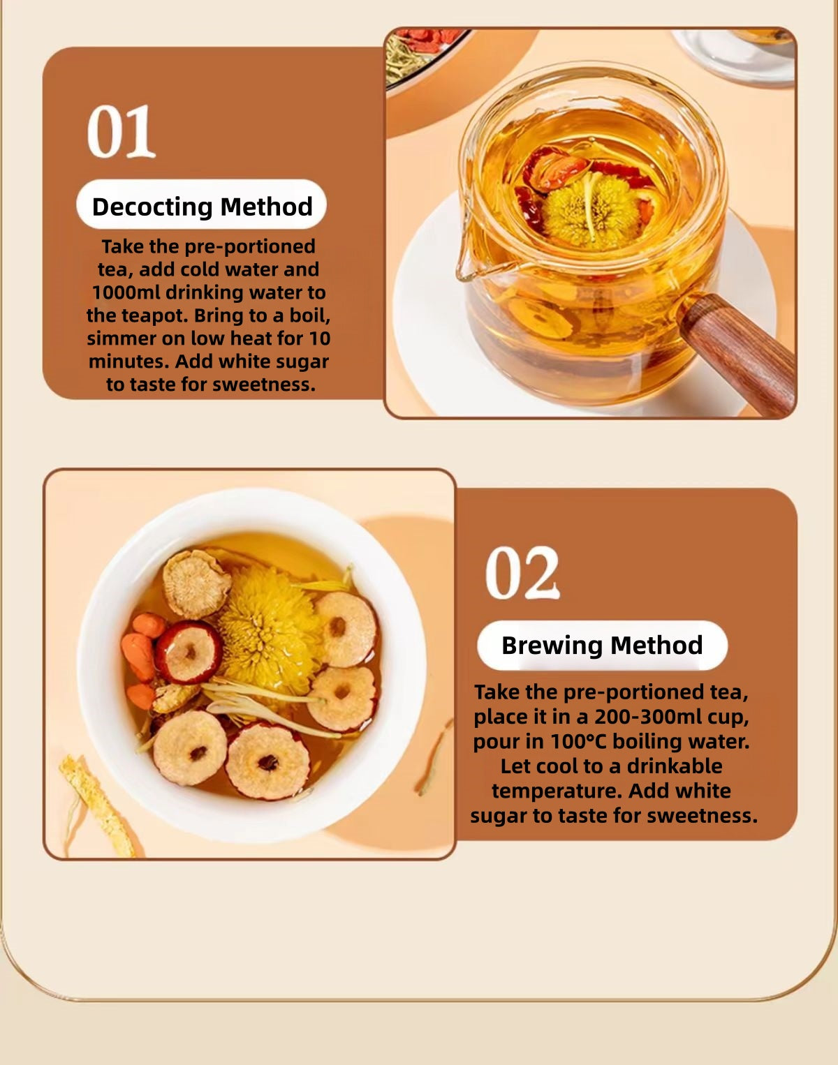 Herbal Liver Support Tea（10 Sachets per Bag）