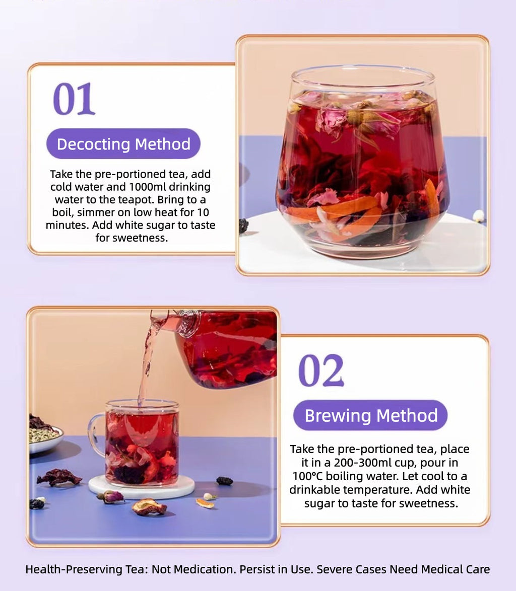 Hibiscus and Lotus LearTea（10 Sachets per Bag）