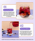 Hibiscus and Lotus LearTea（10 Sachets per Bag）