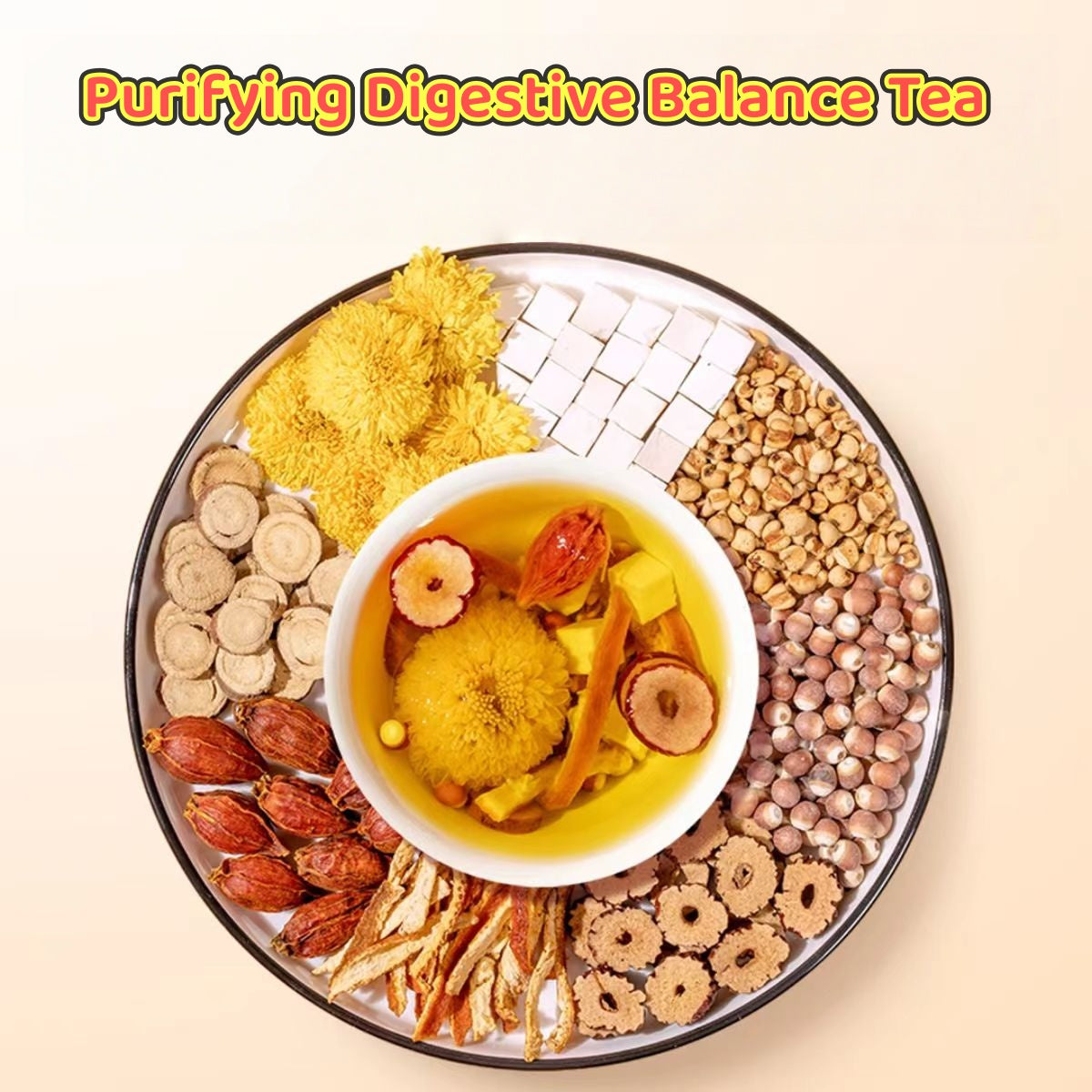 Purifying pigestive Balance Tea（10  Single-Serve Sachets）