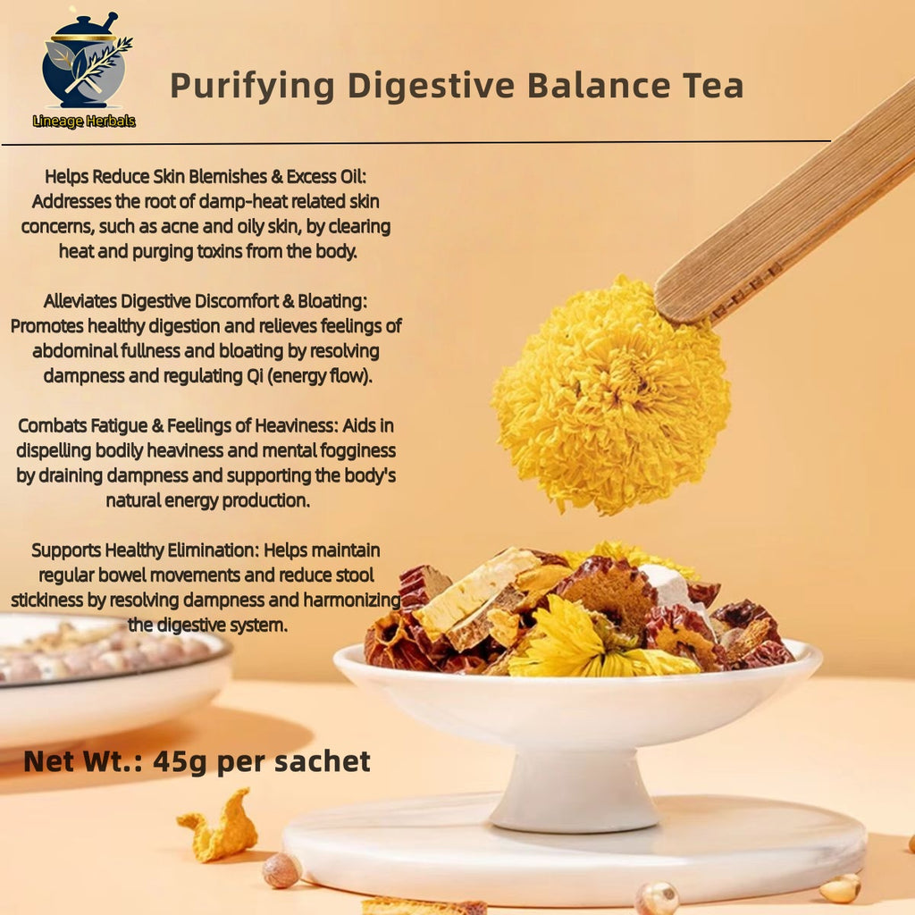 Purifying pigestive Balance Tea（10  Single-Serve Sachets）