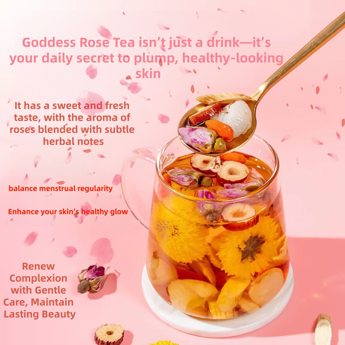 Goddess Rose Tea（10 Sachets per Bag）